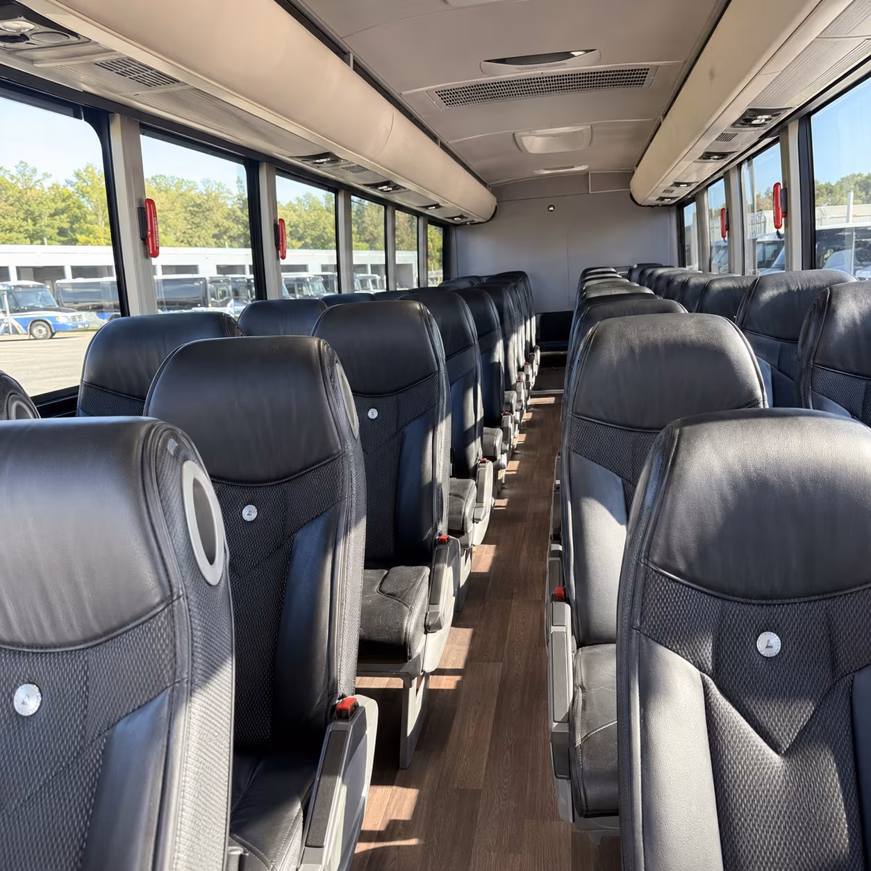 commerce city corporate event transportation onboard seating